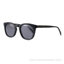 Women Trendy Bevel Square Acetate Polarized Sunglasses